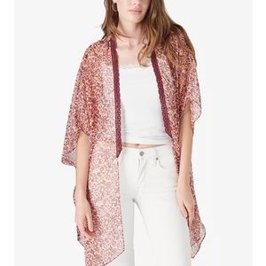Women’s breezy mixed-print kimono by Lucky Brand